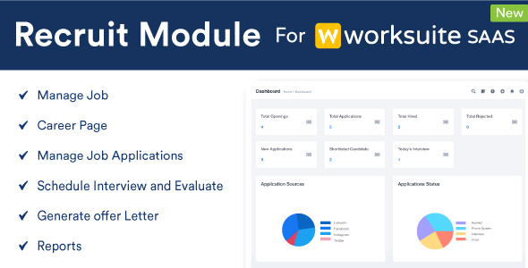 Nulled Recruit Module For Worksuite SAAS free download