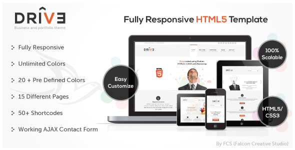 Download Drive – Responsive Corporate Template Nulled 