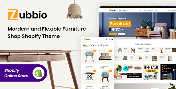 Nulled Zubbio – Shopify Furniture Store free download