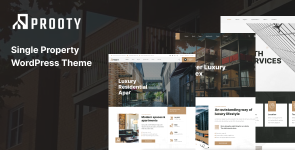 Nulled Prooty – Single Property WordPress Theme free download