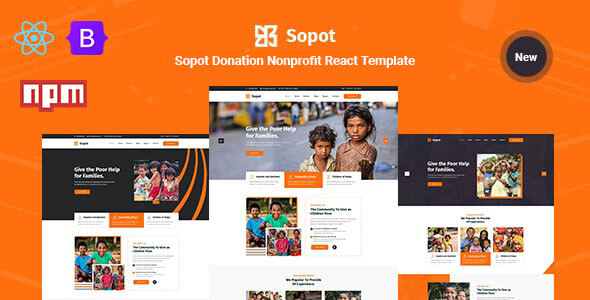 [Download] Sopot – Charity NonProfit React Template 
