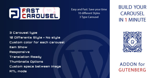 Nulled Fast Carousel for Gutenberg – WordPress Plugin free download