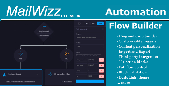 [Download] Automation Flow Builder for MailWizz EMA 