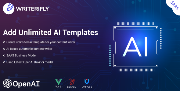 [Download] Writerifly – OpenAI Writer Assistant With Dynamic Writing Templates 