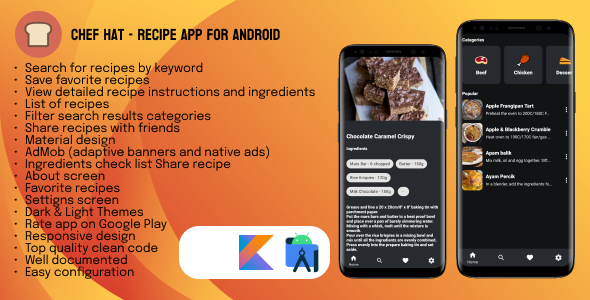 Nulled Chef Hat – Recipe App for Android free download
