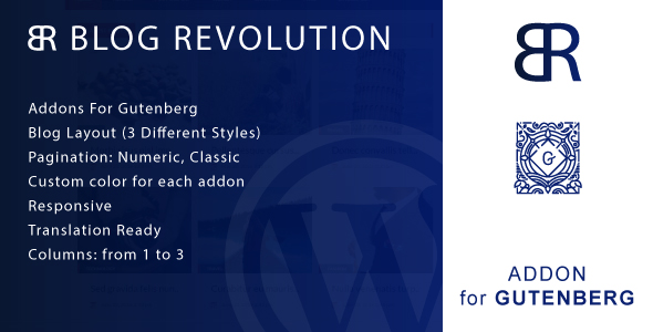 [Download] Blog Revolution for Gutenberg WordPress Plugin 