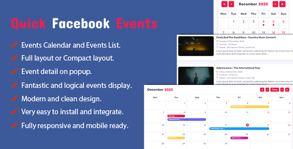 [Download] Quick Facebook Events For PHP 