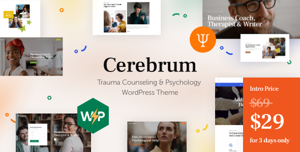 [Download] Cerebrum – Trauma Counseling & Psychology WordPress Theme 