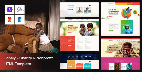 [Download] Lonely – Charity & Nonprofit HTML Template 