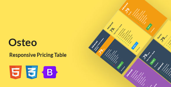 [Download] Osteo – Responsive Pricing Table 