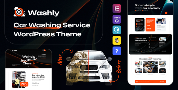 [Download] Washly – Car Wash Service WordPress Theme 