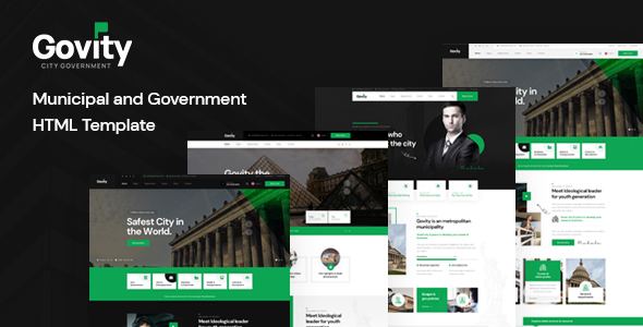 Nulled Govity – Municipal and Government HTML Template free download