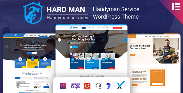 [Download] Hardman – Handyman & Plumber WordPress Theme 