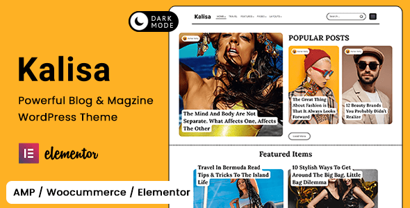 [Download] Kalisa | Blog & Magazine WordPress Theme 