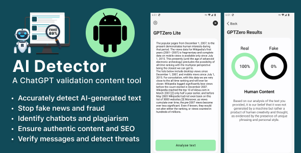 [Download] AI Content Detector – A powerful Android native App that detects content generate by ChatGPT 