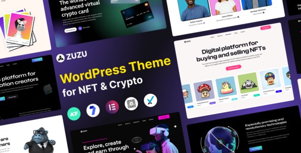[Download] Zuzu – NFT & Crypto WordPress Theme 