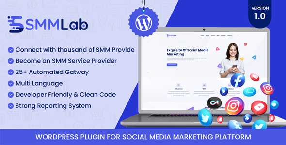 [Download] SMMLab – Social Media Marketing WordPress Plugin 