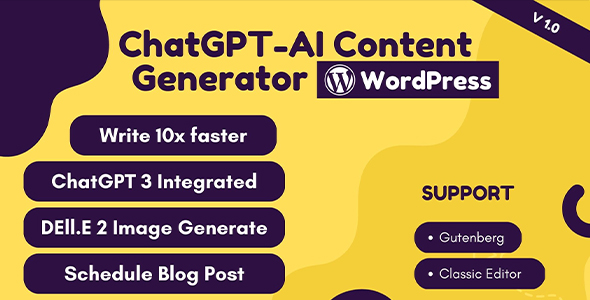 [Download] ChatGPT-AI Content Generator WordPress 