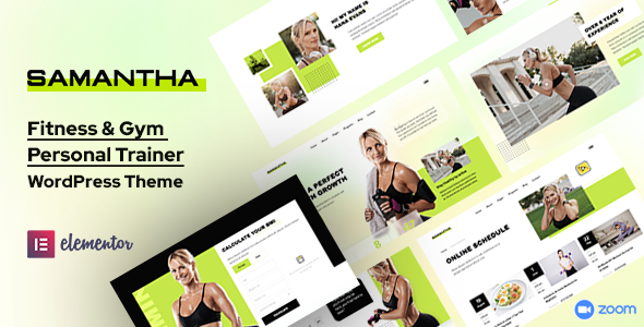 [Download] Samantha – Fitness WordPress Theme 