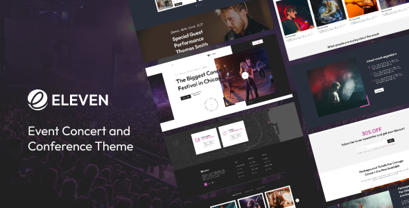 [Download] Eleven – Music Concert Event WordPress Theme 