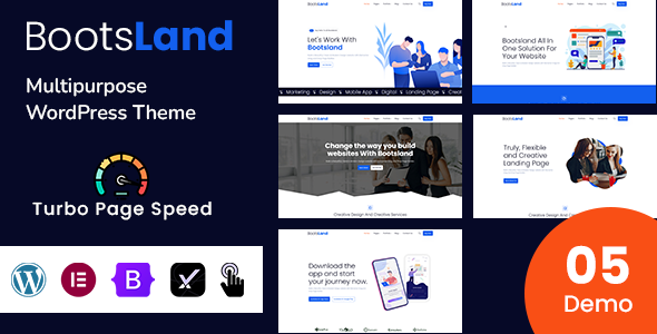 [Download] Bootsland – Multipurpose WordPress Theme 