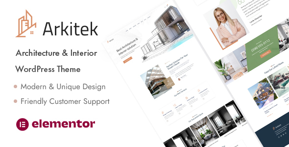 [Download] Arkitek – Architecture & Interior WordPress Theme 