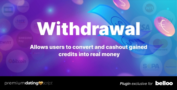 [Download] Credit-to-Cash – Withdrawal Plugin – Belloo Software 