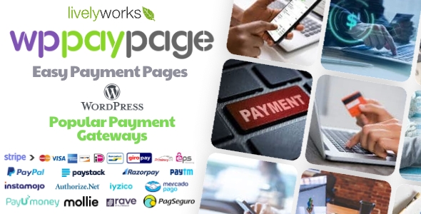 [Download] WP-PayPage – Easy and Ready to use Payment Pages using Popular Payment Gateways – WordPress Plugin 