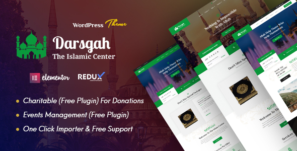 [Download] Darsgah – Islamic Institute & Mosque WordPress Theme 