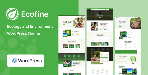 [Download] Ecofine – Ecology & Environment WordPress Theme 