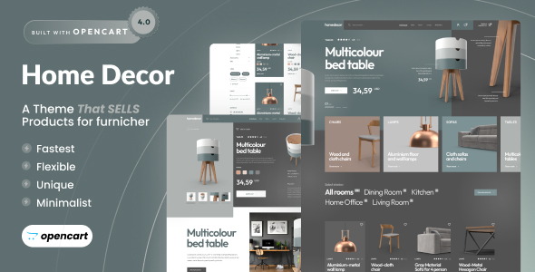 [Download] Home Decor – Opencart 4 Furniture Store Theme 
