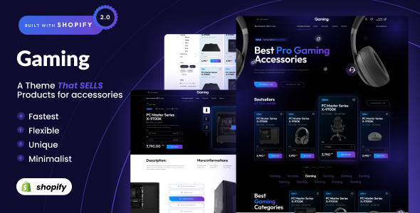[Download] Gaming – Shopify 2.0 eCommerce Theme 