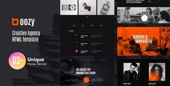 Nulled Boozy – Creative Agency HTML5 Template free download