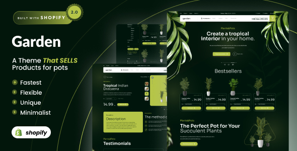 [Download] Garden – Shopify 2.0 eCommerce Theme 
