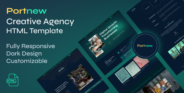 Nulled Portnew – Creative Agency Template free download