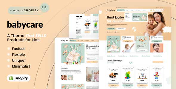 [Download] Babycare – Shopify 2.0 Baby Shop Theme 