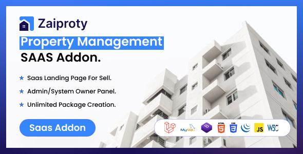 [Download] Zaiproty – Property Management SAAS Addon 