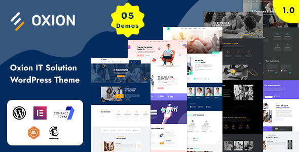 [Download] Oxion – IT Solutions and Services WordPress Theme 