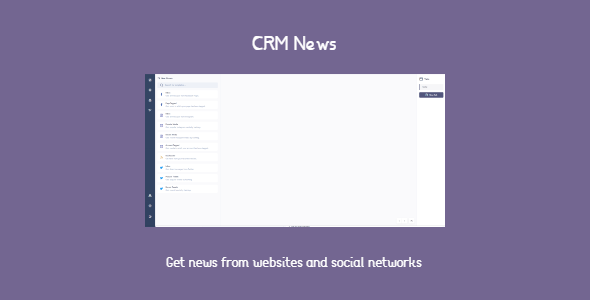 Nulled CRM News – gets news and direct messages in one page free download