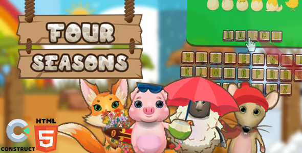 [Download] Four Seasons – HTML5 Game – Construct 3 