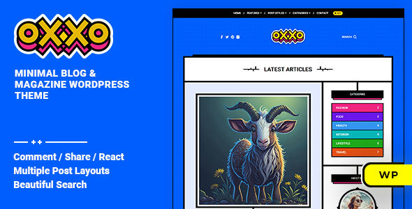 [Download] Oxxo – Blog & Magazine WordPress Theme 