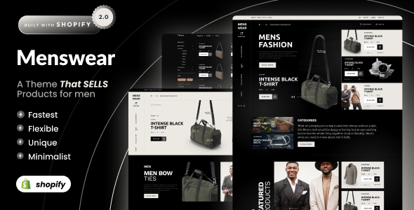 [Download] Menswear – Shopify 2.0 Modern Fashion Store Theme 