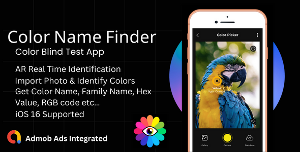 [Download] Color Name Finder & Blind Test Utility iOS App 
