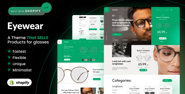 Nulled Eyewear – Shopify 2.0 Sunglasses Shop Theme free download