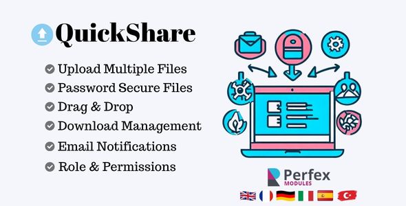 [Download] QuickShare – File transfer & sharing module for Perfex CRM 
