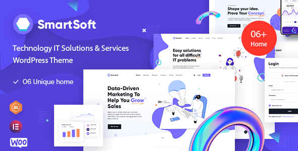 [Download] SmartSoft – Technology IT Solutions & Services WordPress Theme 