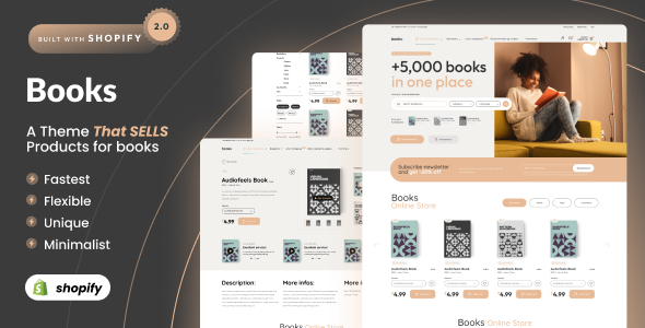 [Download] Books – Shopify 2.0 Bookstore Theme 