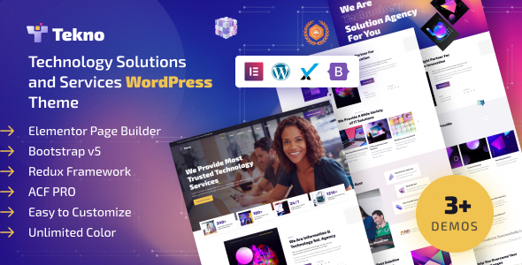 Nulled Tekno – Technology Services WordPress Theme free download