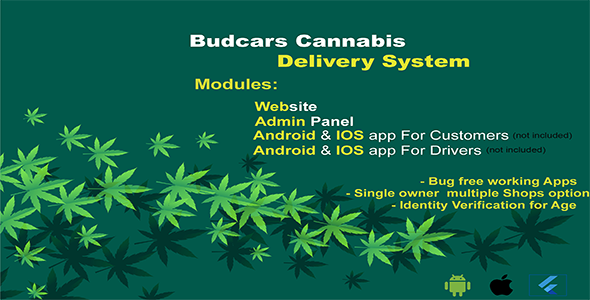 [Download] Budcars- Cannabis & Weed Delivery System 