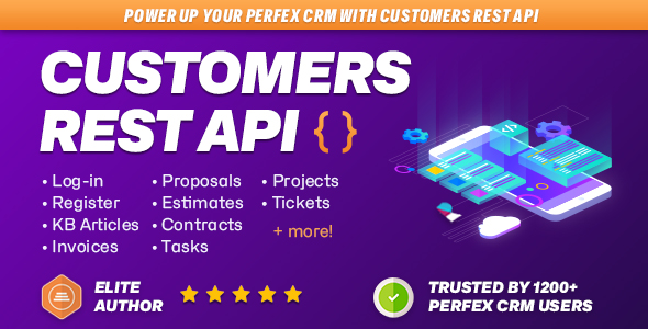 [Download] REST API for Perfex Customers 